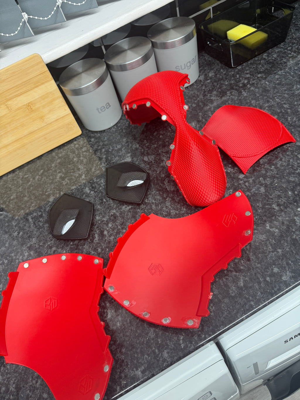 Deadpool 3 movie helmet Textured