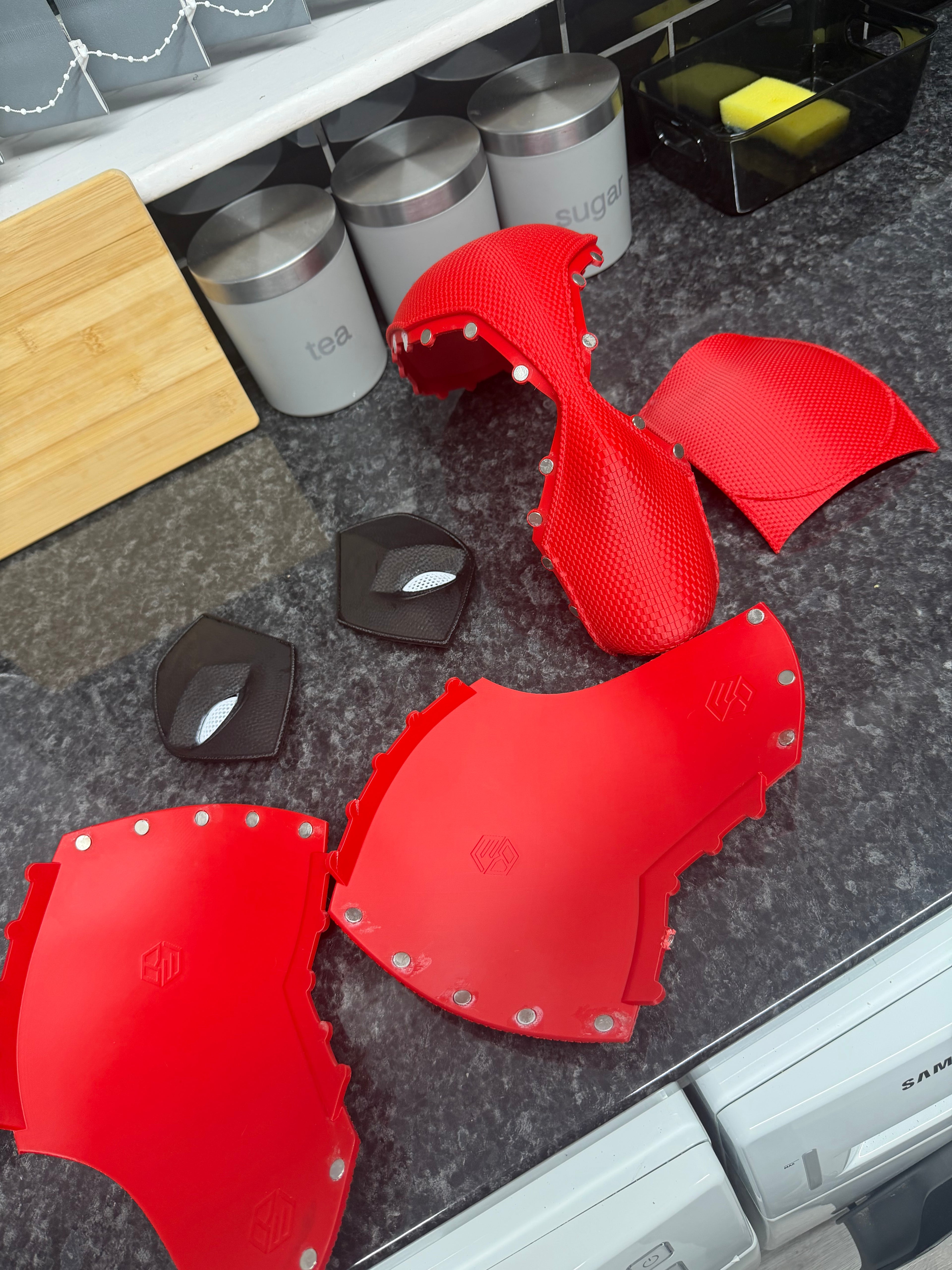 Deadpool 3 movie helmet Textured