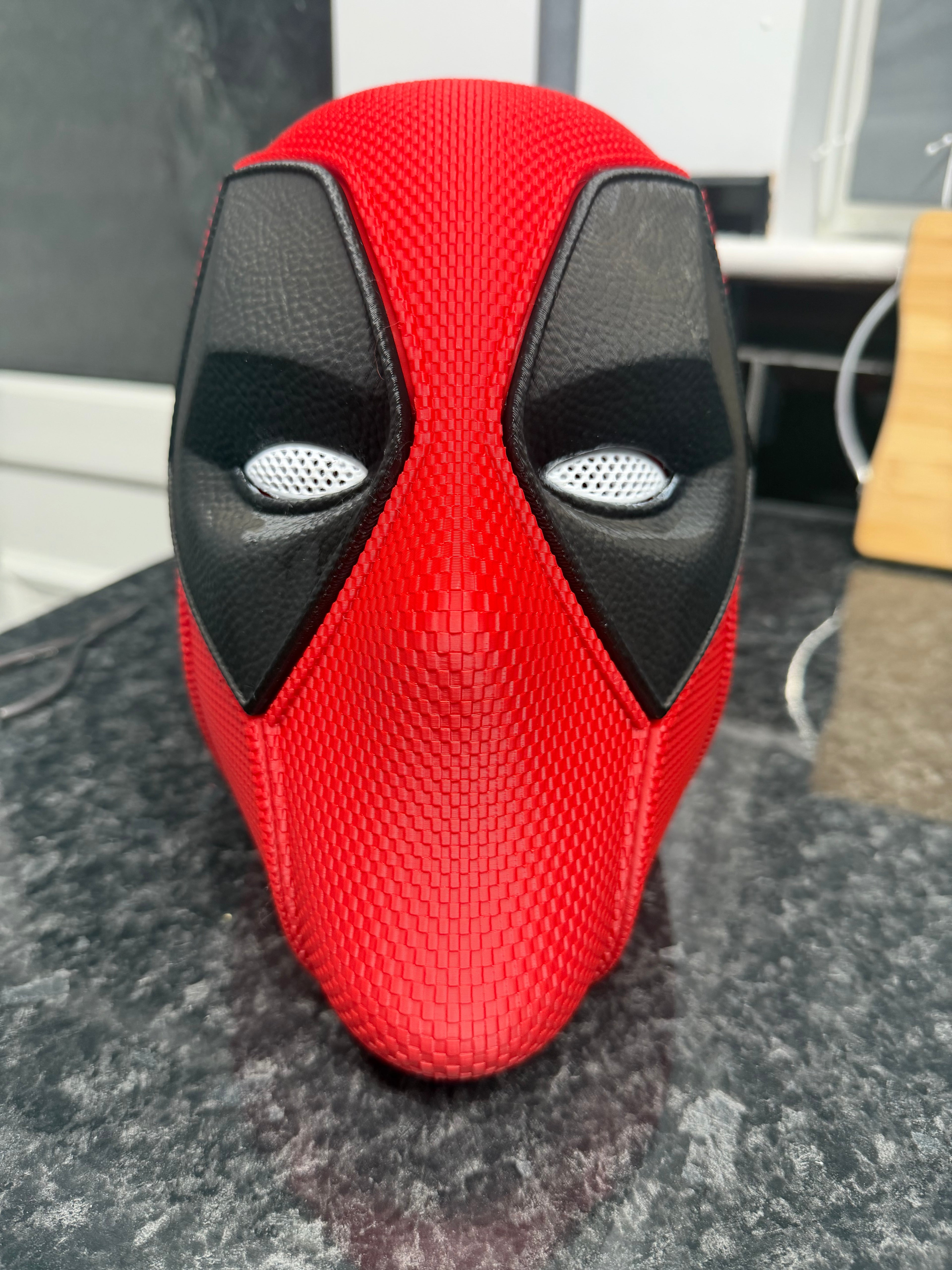 Deadpool 3 movie helmet Textured